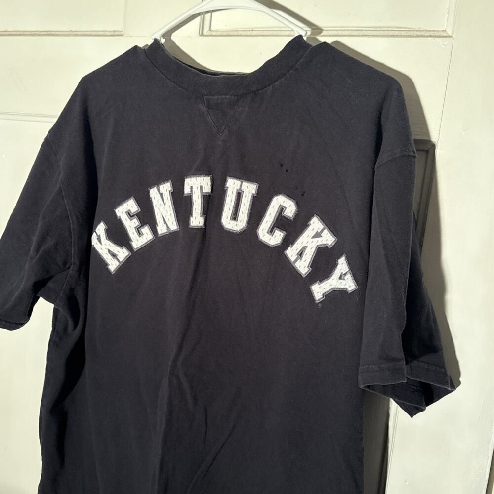 Vintage Black Kentucky Wild Cats Nike T Shirt Size Large Short Sleeve - Picture 3 of 7